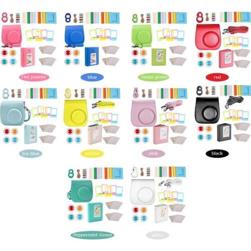 9 in 1 Instant Film Camera Accessories DIY Fashion Custom Unique Originality for Fujifilm Instax Mini 8 8 and 9 Camera