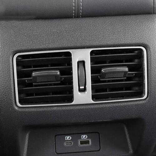 Lsrtw2017 Car Rear Armrest Air Vent Outlet Frame Panel Trims for Nissan Teana Altima 2019 2020 2021 Accessories Auto Styling