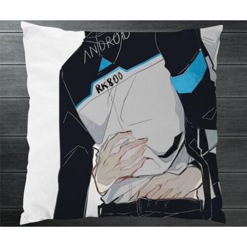 Detroit:Become Human DBH Connor RK800 Hanke BL Yaoi Sexy Pillowcases Fanart Pillow Cushion Case Cover Collection Cosplay Gift P8