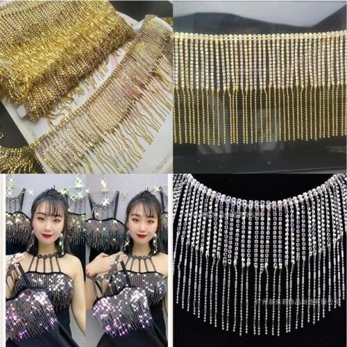 Superior quality Sparkling Belly Dance Hip Scarf Shawl Rhinestone Fringe Waist Chain Belt Gold Royal clear Silver Waist Jewelry