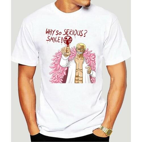 Donquixote Doflamingo Joker One Piece Heavenly Yaksha Tee Shirt 2019 Fashion Unique Design T-shirt 0317E