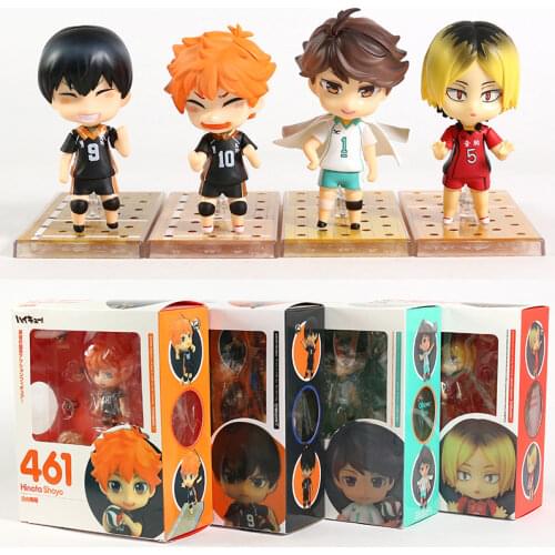 Haikyuu!! Hinata Syouyou 461 kageyama Tobio 489 Oikawa Tooru 563 Kozume Kenma 605 PVC Action Figure Collectible Model Toy