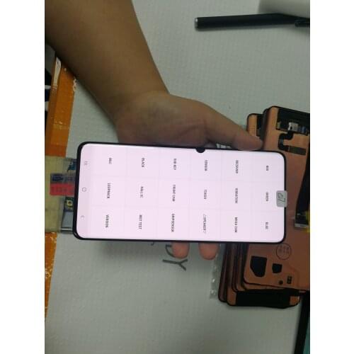 JPFix Super AMOLED For Samsung Galaxy S20 G980 S20 Plus G985 S20 Ultra LCD Display Touch Screen Assembly With Dot
