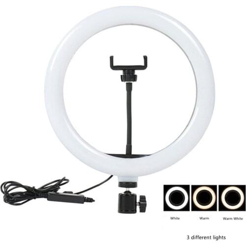 Selfie Ring Fill Light Photography Led Rim Of Lamp With Mobile Holder Support Tripod Stand Ringlight For Live Video Streaming
