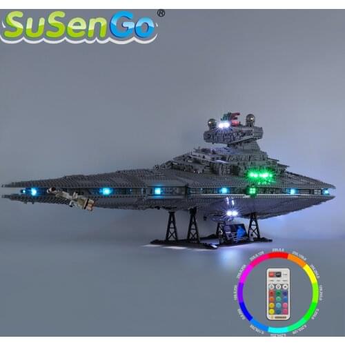 SuSenGo LED Light kit For 75252 Series Imperial Star Destroyer，No Model