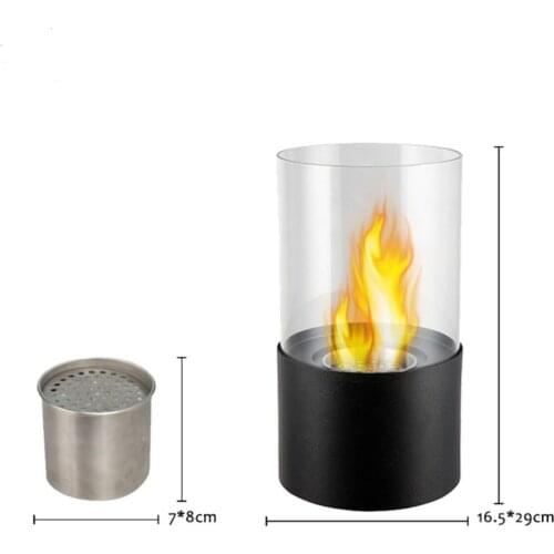 American desktop ethanol fireplace decoration smokeless small real flaming alcohol tabletop fireplace ornament