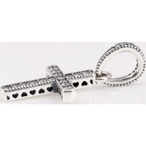 NEW Heart Dangle Charm Fit DIY Original Bracelet Jewelry Necklace Gift