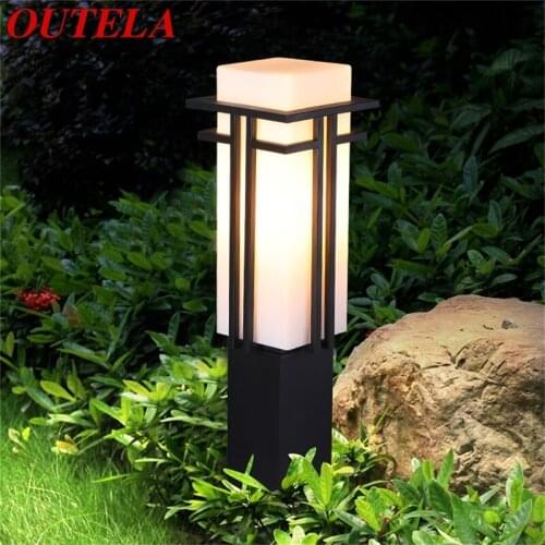 OUTELA Outdoor Lawn Lights Modern Garden Lamp LED Waterproof IP65 Home Decorative For Villa Duplex
