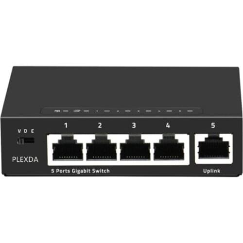 Plexda 5Ports 10/100/1000M Intelligent gigabit ethernet faster switch (SGD-SWG1050)