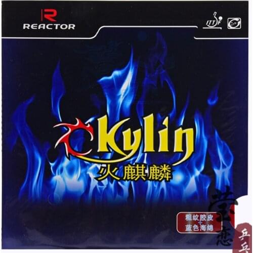 Reactor blue ckylin table tennis rubber with blue sponge pimples in racquet sports pingpong rubber fast attack loop