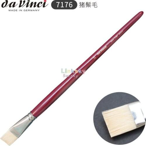 Da Vinci Flat Bristle BRUSHES, Fine Art,, Series 7167,for Oil or Acrylic Painting, Detail Decoration and Coloring