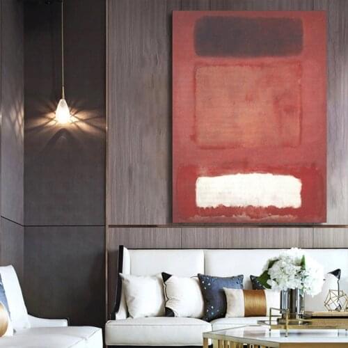 Modern Abstract Color Block Poster Canvas Painting Minimalist Geometry Art Print Picture for Bedroom Living Room Home Wall Decor