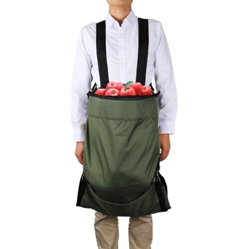 Fruit Picking Bag Vegetable Berry Harvest Picking Apron Adjustable Garden Apron Storage Pouch Farm Helper