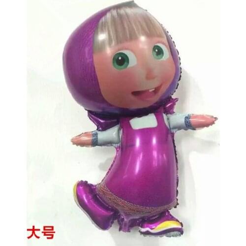 1 pc Cartoon Big Martha Girl Aluminum Balloon Toy Balloon Birthday Party Balloon for party decoration FC23