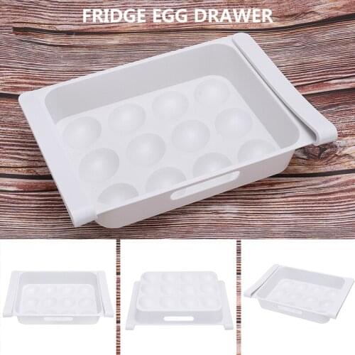 1Pcs Fridge Egg Box Refrigerator Storage Box Eggs Vegetables Fruits Food Shelf Kitchen Organizer Refrigerator Food Container