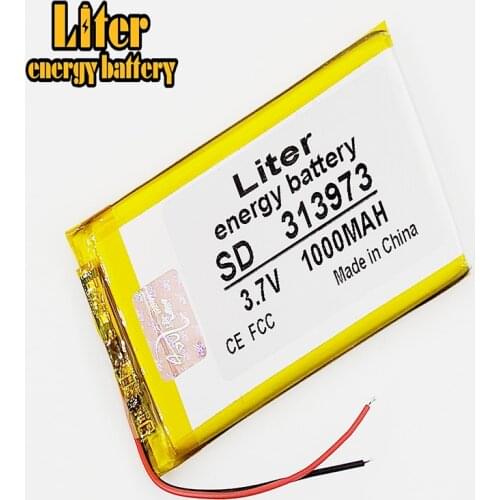 3.7V 1000MAH 313973 Polymer lithium ion / Li-ion battery for TOY,POWER BANK,GPS,mp3,mp4,cell phone,speaker