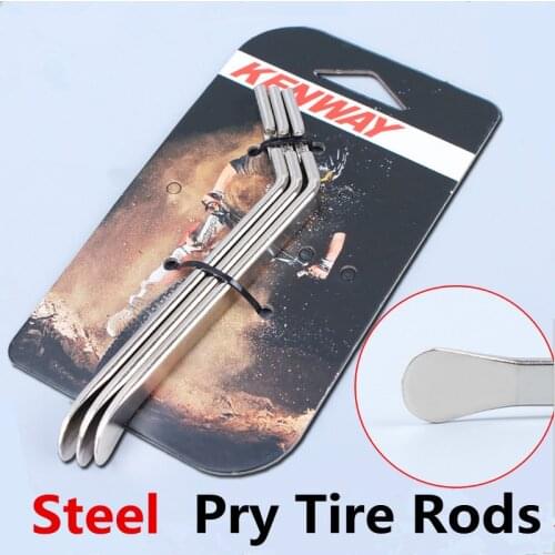 3pcs/lot Bicycle Steel Tire Spoon Pry Bar Tyre Lever Opener Cycling Repair Tool Kit Accessories Mountain Bike Repair Tool