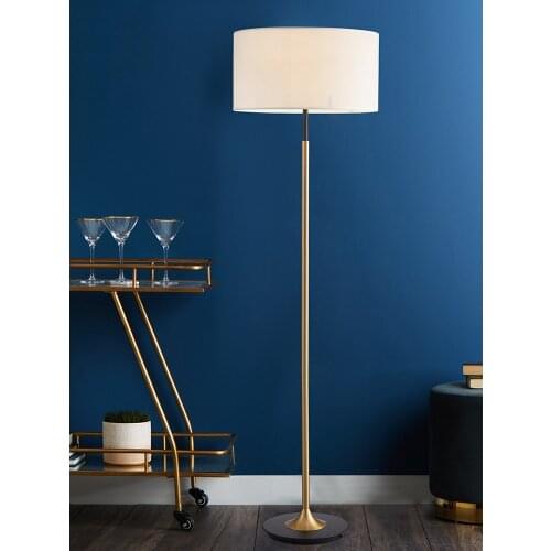 American Vintage Luxury Minimalist Floor Lamp Modern Vertical Table Lamp Living Room Sofa Side Coffee Study Bedroom Bedside Bar