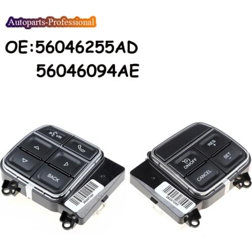 Car Auto Steering Wheel Control Button Switch Audio controller For 2011-2018 Jeep Dodge Chrysler 56046255AD 56046094AE