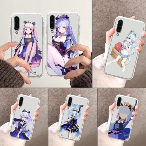 Genshin Impact Kamisato Ayaka Phone Case For Samsung Galaxy A 3 5 7 8 10 20 21 30 40 50 51 70 71 E S 2016 2018 4G transparent