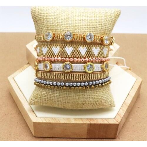 ZHONGVI Miyuki Bracelet Bohemian Heart Gold Bracelets Pulseras Mujer Moda 2021 Best Friends Handmade Jewelry Gifts Wholesale