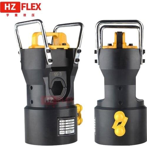 By dhl or ups door to door to Chile 1pc hydraulic clamp Large ton crimping machine with 220v 0.75kw electric pump and 1 dies