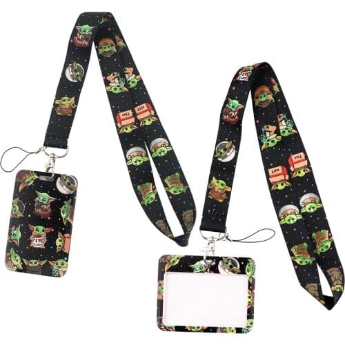 ER774 Monster Baby Creative Lanyard Card Holder Student Hanging Neck Mobile Phone Lanyard Badge Subway Access Card Holder
