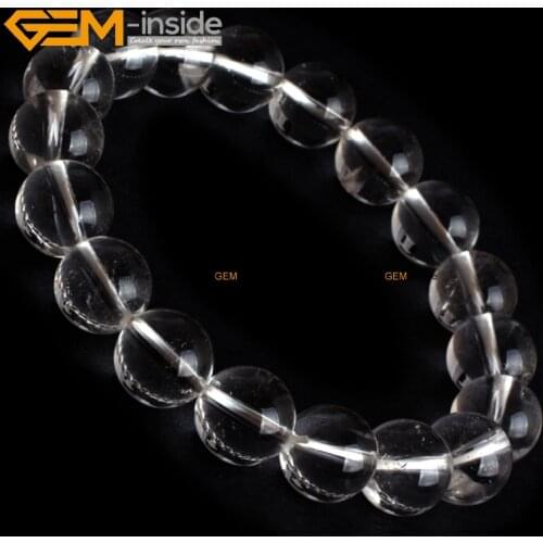 Gem-inside White Crystal Clay Rhinestones CZ Crystal Pave Tube Beads Fashion Jewelry Adjustable Length 7.5inch