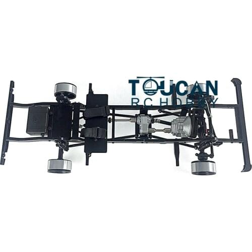 Hercules Rock Crawler 1/10 Land Rover 334MM WB Wheel Tires Metal Chassis for D110 RC Car Outdoor toys for boy gift TH01442-SMT6