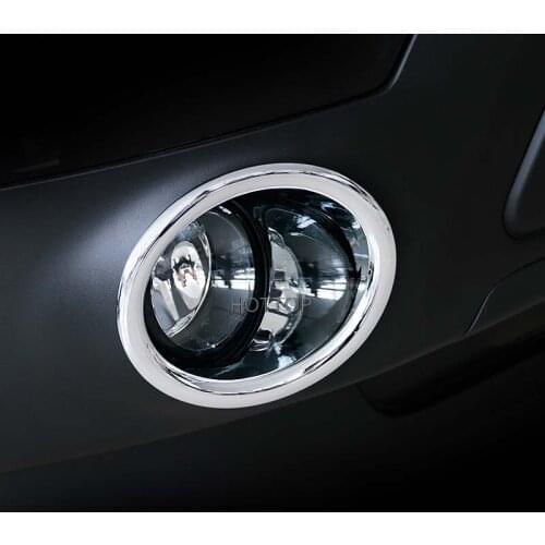 HOTTOP Front Fog Light Lamp Cover Trim 2pcs Exterior accessories ABS Chrome For Ford Explorer 2011 2012 2013 2014 2015