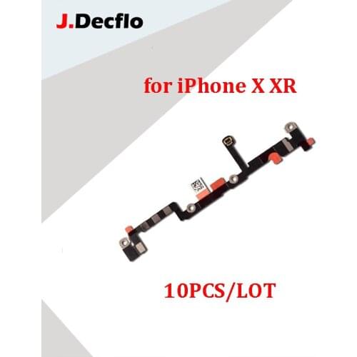 JDecflo 10Pcs/Lot GPS Wifi Antenna Signal Flex Cable For iPhone X XR On Charging Ribbon Replacement Parts Repair