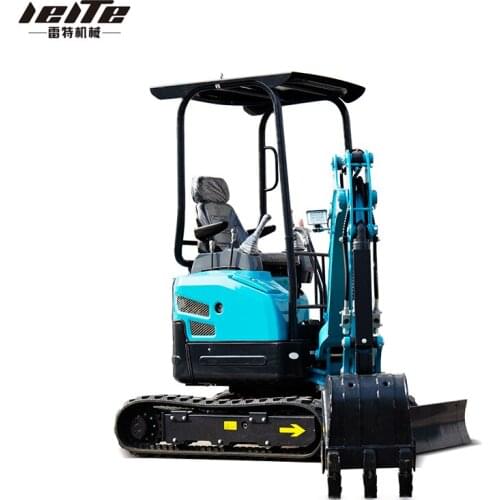 Quality Upgraded 2 Ton Micro Mini Excavator Less Digging Resistance Long Crawler Digger Free Charge Delivery