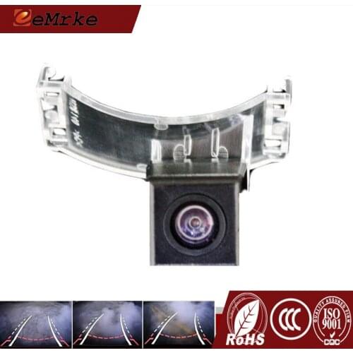 EEMRKE For Mazda 5 Premacy CW 2010-2015 Dynamic Trajectory Parking Line Car Reverse Rearview Reversing Tracks Camera