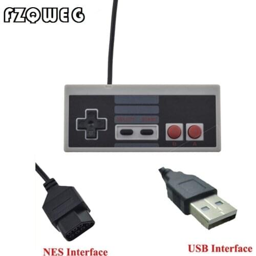 FZQWEG Classic Wired Game Controller For Nintendo NES JoyStick For NES Controle For Windows PC for MAC Gamepad