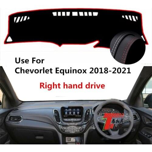 TAIJS Factory Casual Sport Anti UV Leather Car Dashboard Cover For Chevorlet Equinox 2018 2019 2020 2021 Right hand drive