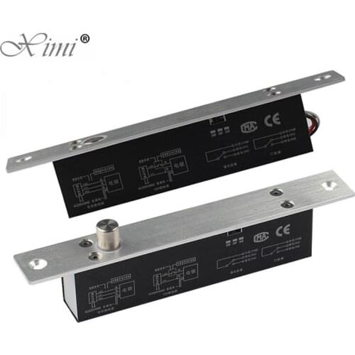 5 wires Electric Lock Magnetic Output with Timer DC12V Mortise Door Lock Fail Safe fail Secure Bolt Mortise Door Lock NC/NO