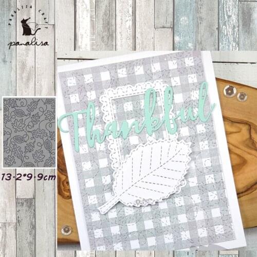 Panalisacraft leaves Background Metal Cutting Dies Stencils for DIY Scrapbooking album Decorative Embossing DIY Paper Cards