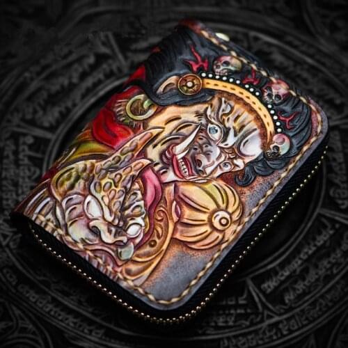 Mini purse mens short zipper Mammon wallet ladies genuine leather card holder bag coin purses female leather wallets