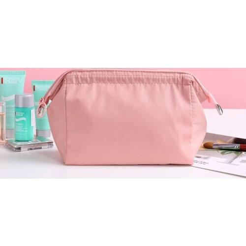 New Style Waterproof Make-up Bag Morandi Color Travel Portable Simple Leisure Make Up Wash Bag Multi-functional Storage Bag