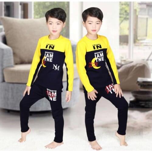 New Winter Kids Clothes Boys Home Wear 3 4 5 6 7 8 9 10 11 12 14 Years Boys Clothing Set Casual Suit Boys Sweatshirts And Pants