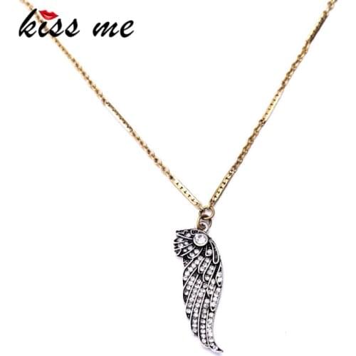 New Styles Fashion Accessories Crystal Olive Branch Leaves Feather Double Layer Necklace