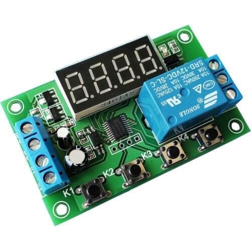 One way relay module / disconnect / trigger delay / power off / cycle timing circuit switch 5/12/24V