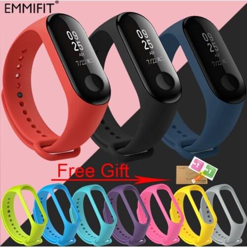 Xiaomi Mi Band 3 Strap miband 3 Wristband Replacement Smart Band Accessories For Mi Band 3 NFC Silicone Bracelet Colorful Strap
