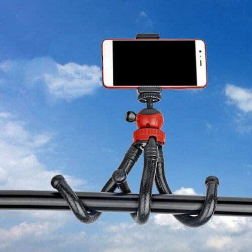 1/4 Screw Octopus Tripod For Phone DSLR SLR Camera Ring Lamp Flexible Tripod Stand With Clip Remote Control For Gopro Sony Nikon