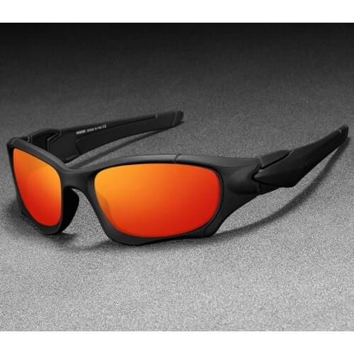 Outdoor Sports Polarized Sunglasses for Men Night Vision Running Climbing Goggles UV Protection Camouflage frame Design