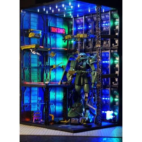 DIY Gundam LED lights Gnacu Hangar Add lights Wire Accessories Action Figure Model kits toys 20 pcs/lot