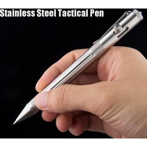 EDC Pen Stainless Steel Tactical Pen Multifunctional Gun Bolt Pen