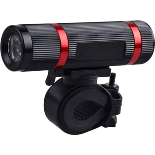 TOPCOM Bike Front Light 3 Modes 5 LED Tail Light Power Flashlight Bike for Bicycle Aluminum Alloy Bright Flashlight Set