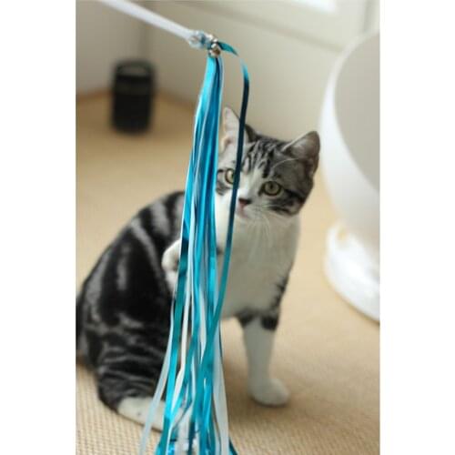 Pet Supplies Cat Toy Cats Kitten Cat Teaser Wand Creative Interactive Bell Tassel Cat Toy Cat Training Toys