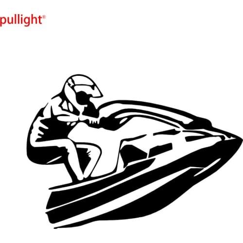 Jet Ski Sea Wave Runner Water Boat Car Window Laptop Vinyl Decal Sticker
